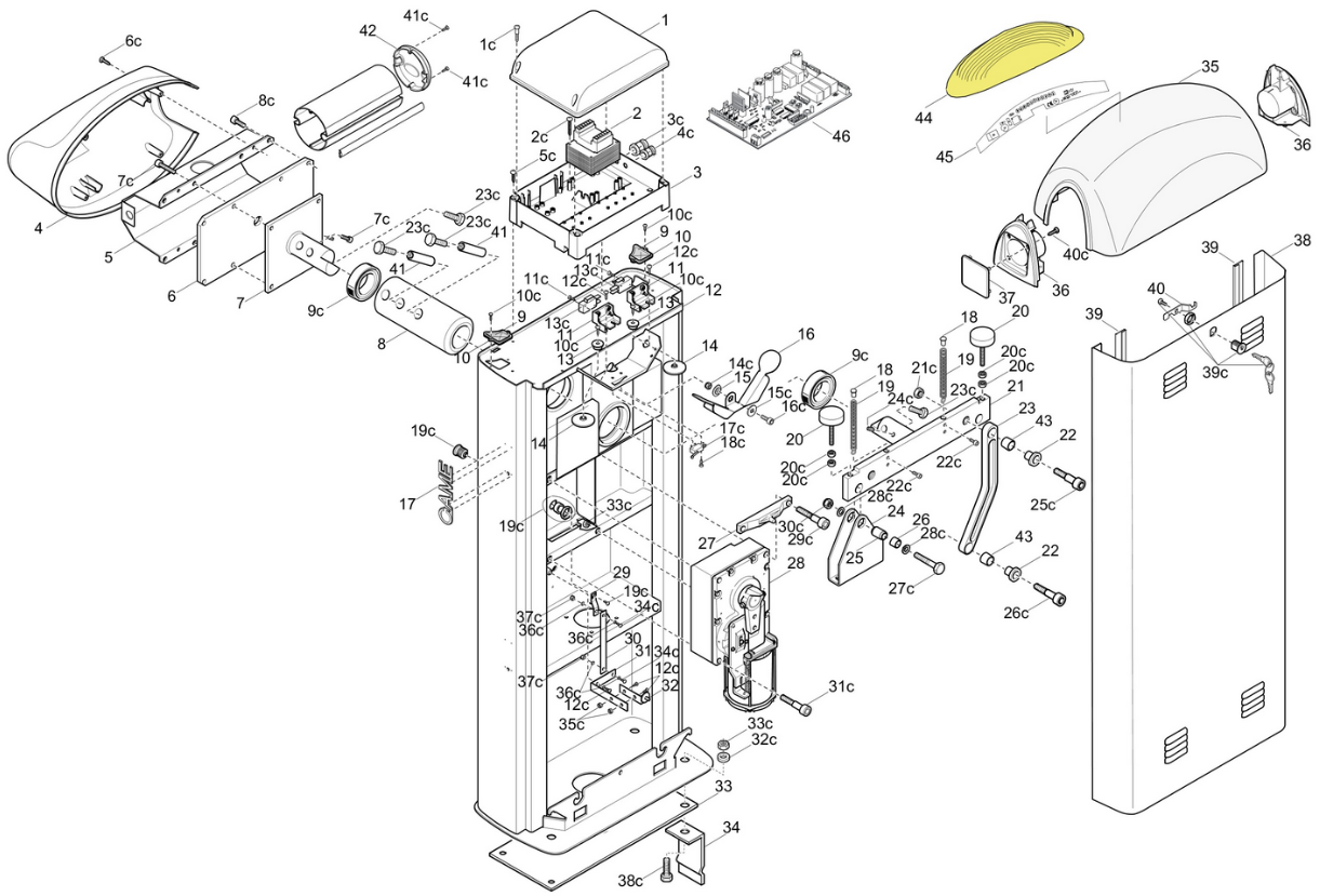 119RIG196 моторедуктор ЗИП