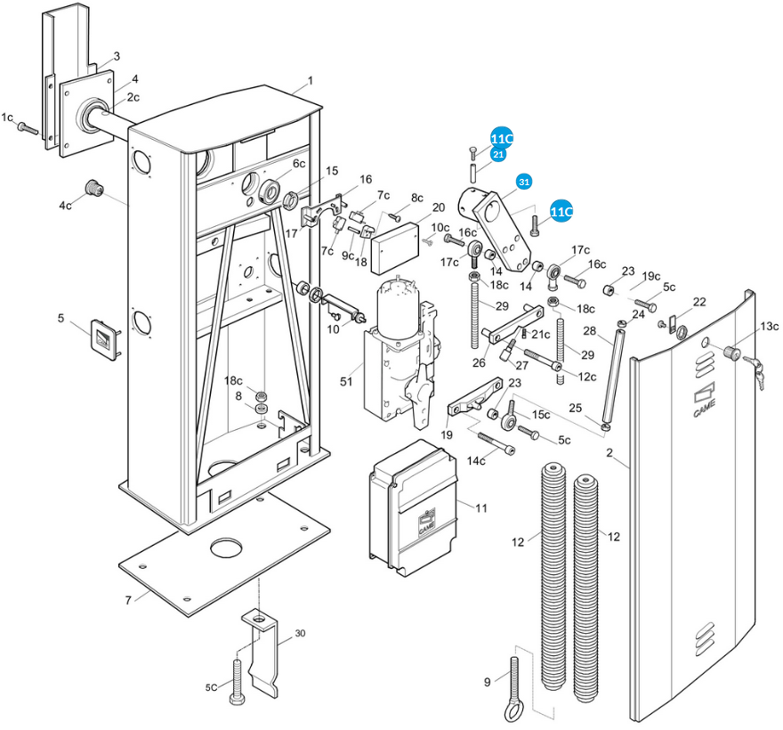 119RIG215 шпилька ЗИП